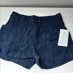 Athleta Cabo Linen Textured 4 inch short
